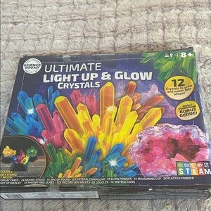 Ultimate Light Up & Glow Crystals Kit new